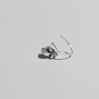 Traditional Trikon Nose Pin – 925 Sterling Silver