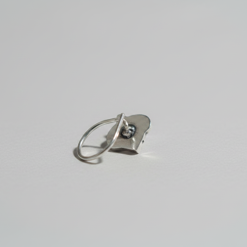 Temple Motif Nose Pin – 925 Sterling Silver