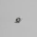 Traditional Floral Motif Nose Pin – 925 Sterling Silver
