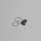 Traditional Floral Motif Nose Pin – 925 Sterling Silver