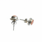 Desert Glow - Carnelian - 925 Sterling Silver Ear Studs