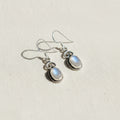 Moonstone 92.5 Sterling Silver Earrings