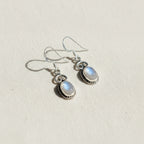 Moonstone 92.5 Sterling Silver Earrings