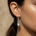 Moonstone 92.5 Sterling Silver Earrings