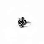 Abstract Rose Ring – 92.5 Sterling Silver