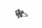 Lucky Four Leaf Clover Ring – 92.5 Sterling Silver