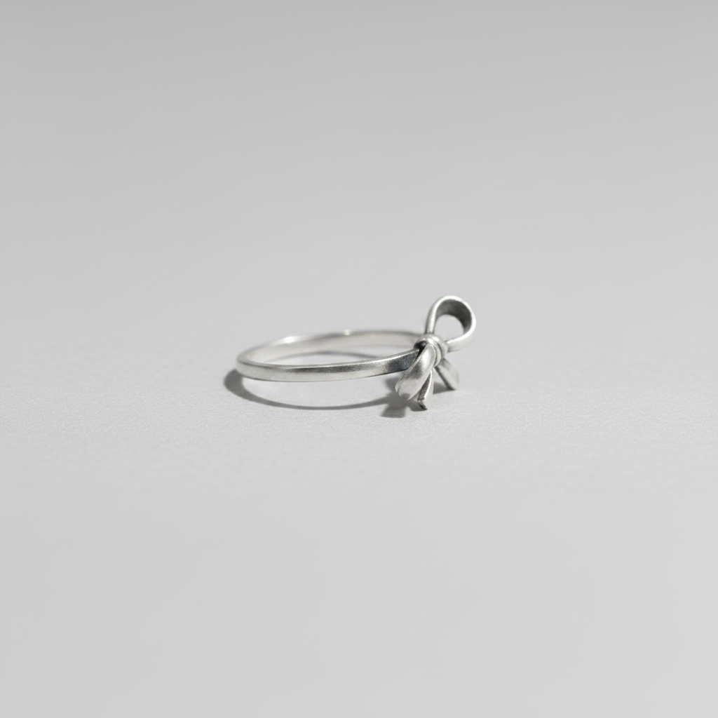 Bow Knot Ring – 92.5 Sterling Silver