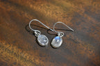 Moonstone 92.5 Sterling Silver Drop Earrings