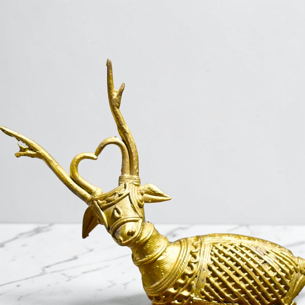 Dokra Ornamental Antler Deer