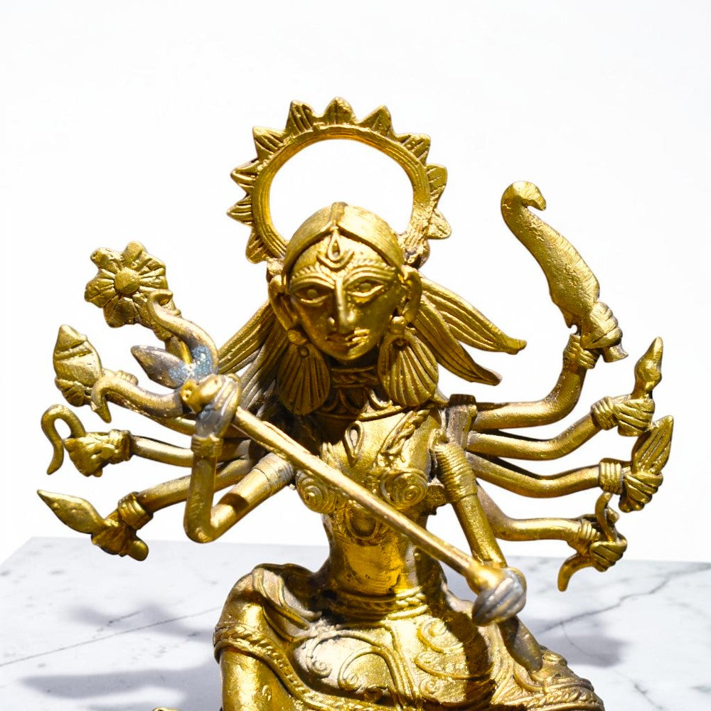 Dokra Warrior Goddess Durga