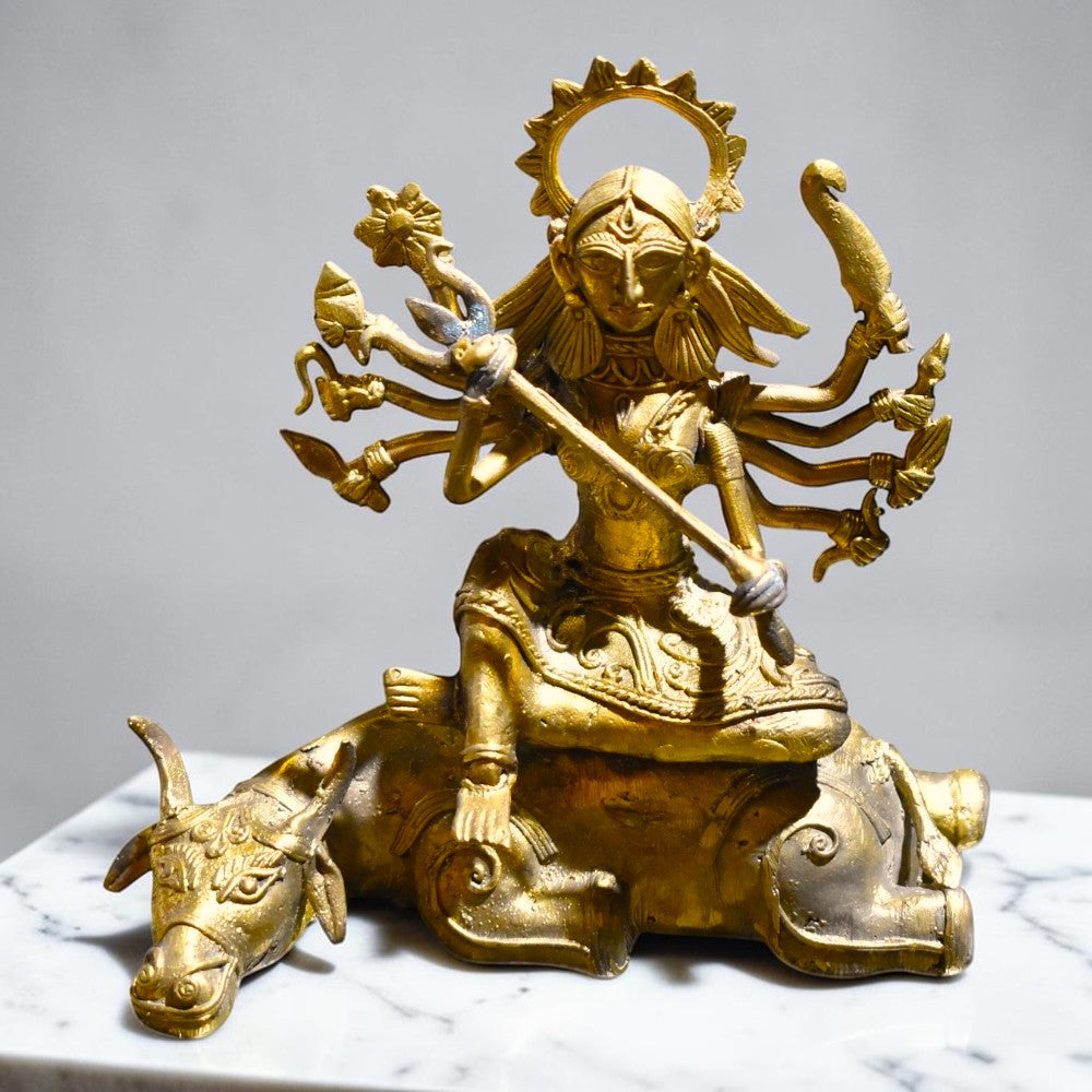 Dokra Warrior Goddess Durga
