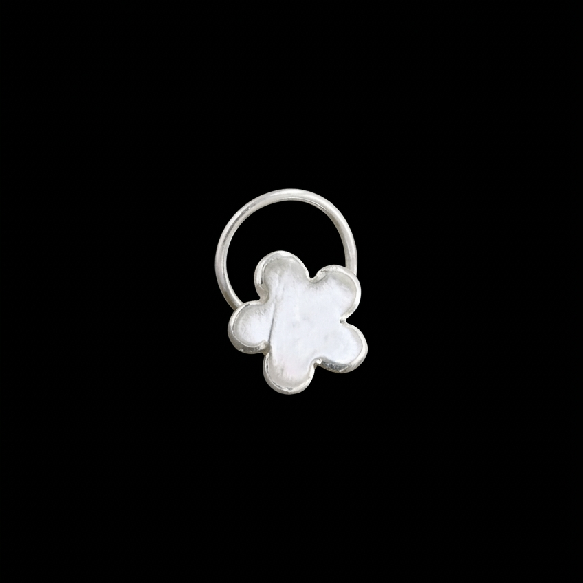 Floral 925 Sterling Silver Nose Stud
