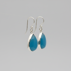 Neelmoni | Blue Stone Sterling Silver Earrings
