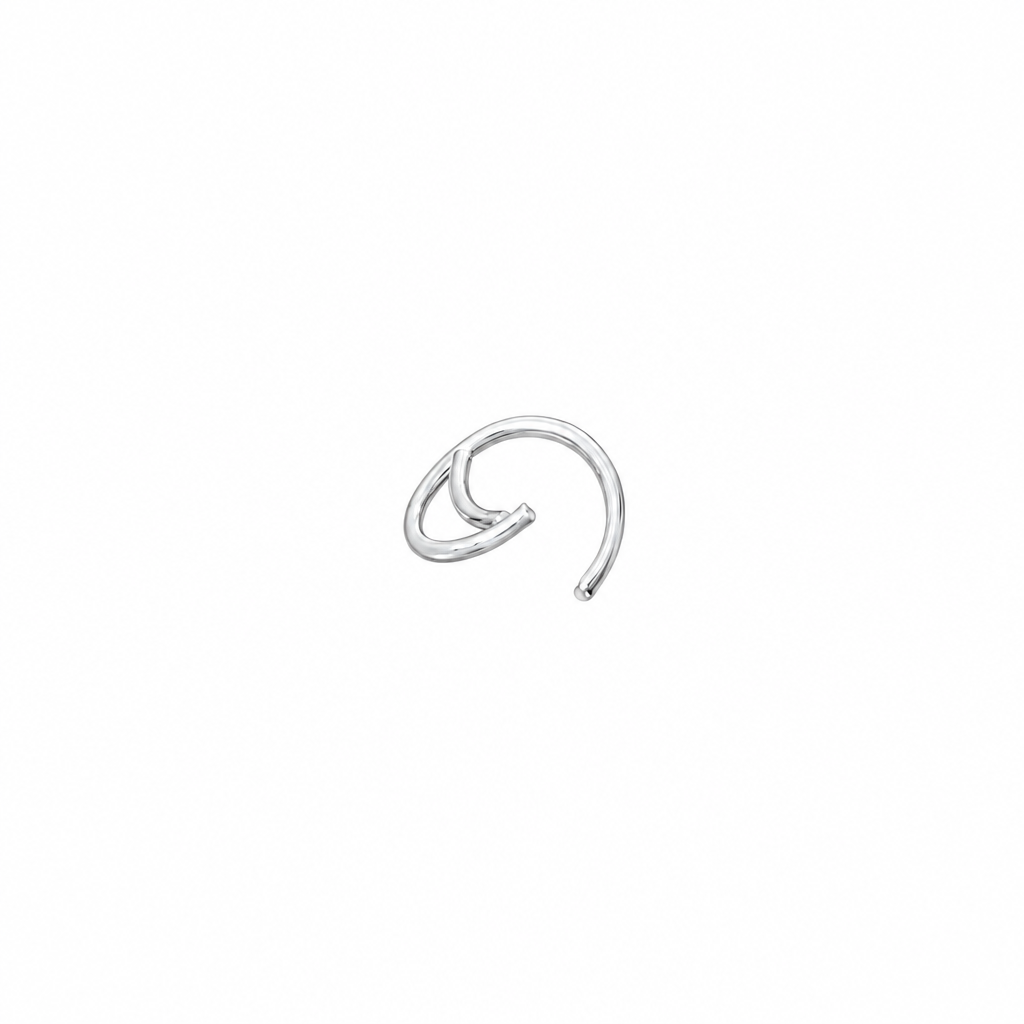 Lunar Eclipse - Statement Hanging Real Septum Ring