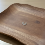 Twin Orbit Nose Ring (silver polished)