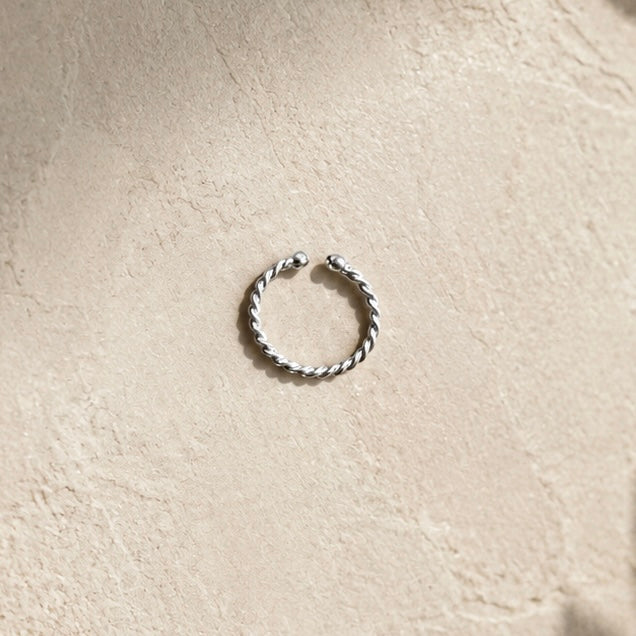 Knotted False Septum Ring