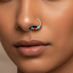 Nomad Bead 92.5 Sterling Silver Nose Ring