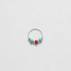 Nomad Bead 92.5 Sterling Silver Nose Ring
