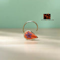 Gulnaar Teardrop Hand-Painted Silver Nosepin 92.5 sterling silver MYRA