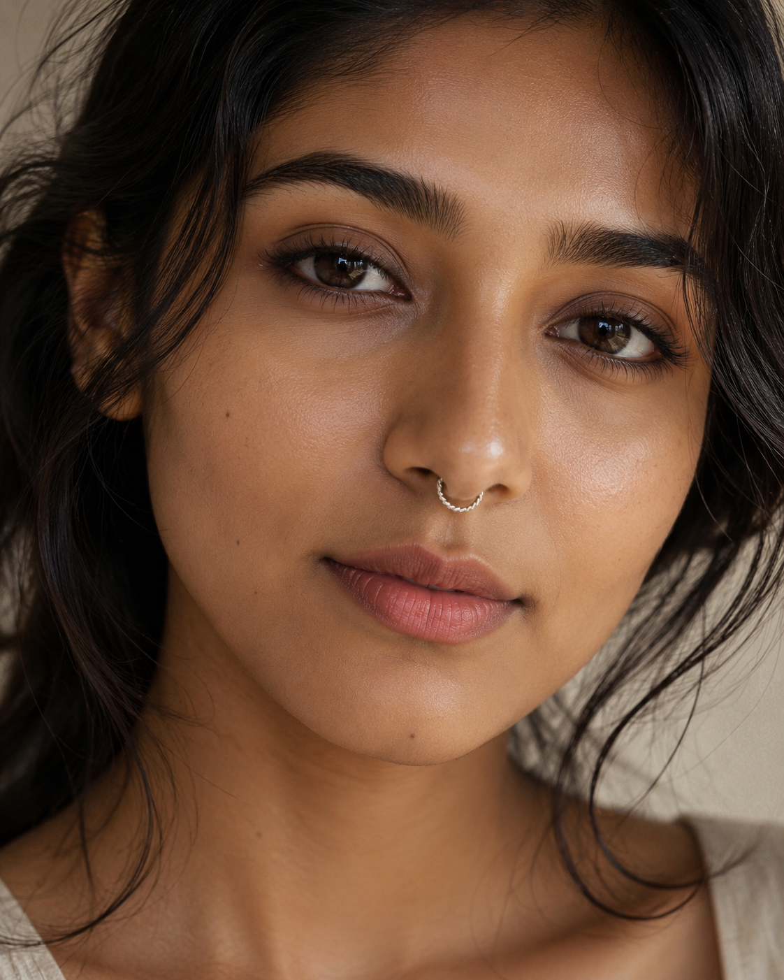 Knotted False Septum Ring