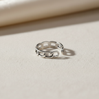 Silver Knot Toe Ring – Handcrafted Adjustable 925 Sterling Silver Toe Ring
