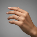 Simple Elevation Silver Ring - US Size 7