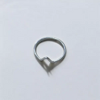 Simple Elevation Silver Ring - US Size 7