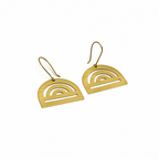 Mishi Handmade Brass Earrings