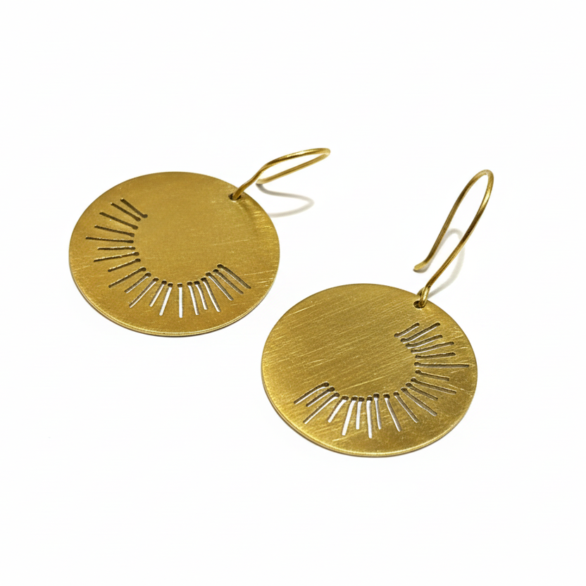 Roshni Handmade Brass Earrings