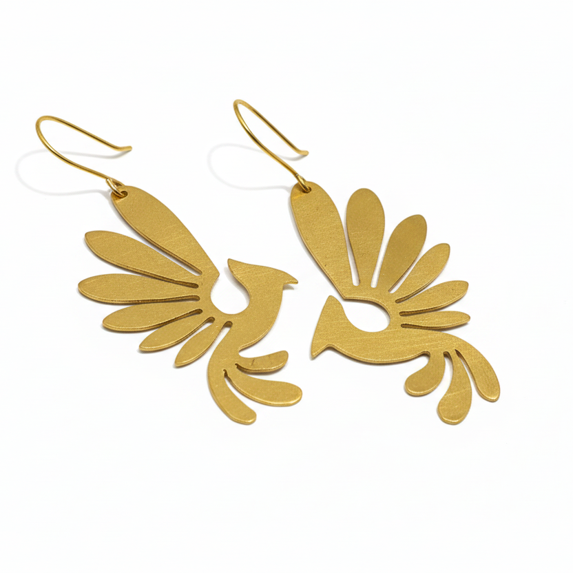 Udaan Handmade Brass Earrings