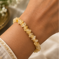 Uncut Stone Bracelet - Off White