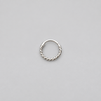 Classic Twist 925 Sterling Silver Nose Ring