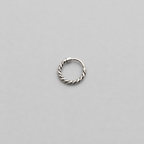 Classic Twist 925 Sterling Silver Nose Ring