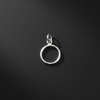 Circle Pendant - 92.5 Sterling Silver