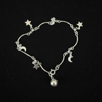 Celeste – Crescent & Star 925 Sterling Silver Bracelet