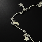 Celeste – Crescent & Star 925 Sterling Silver Bracelet