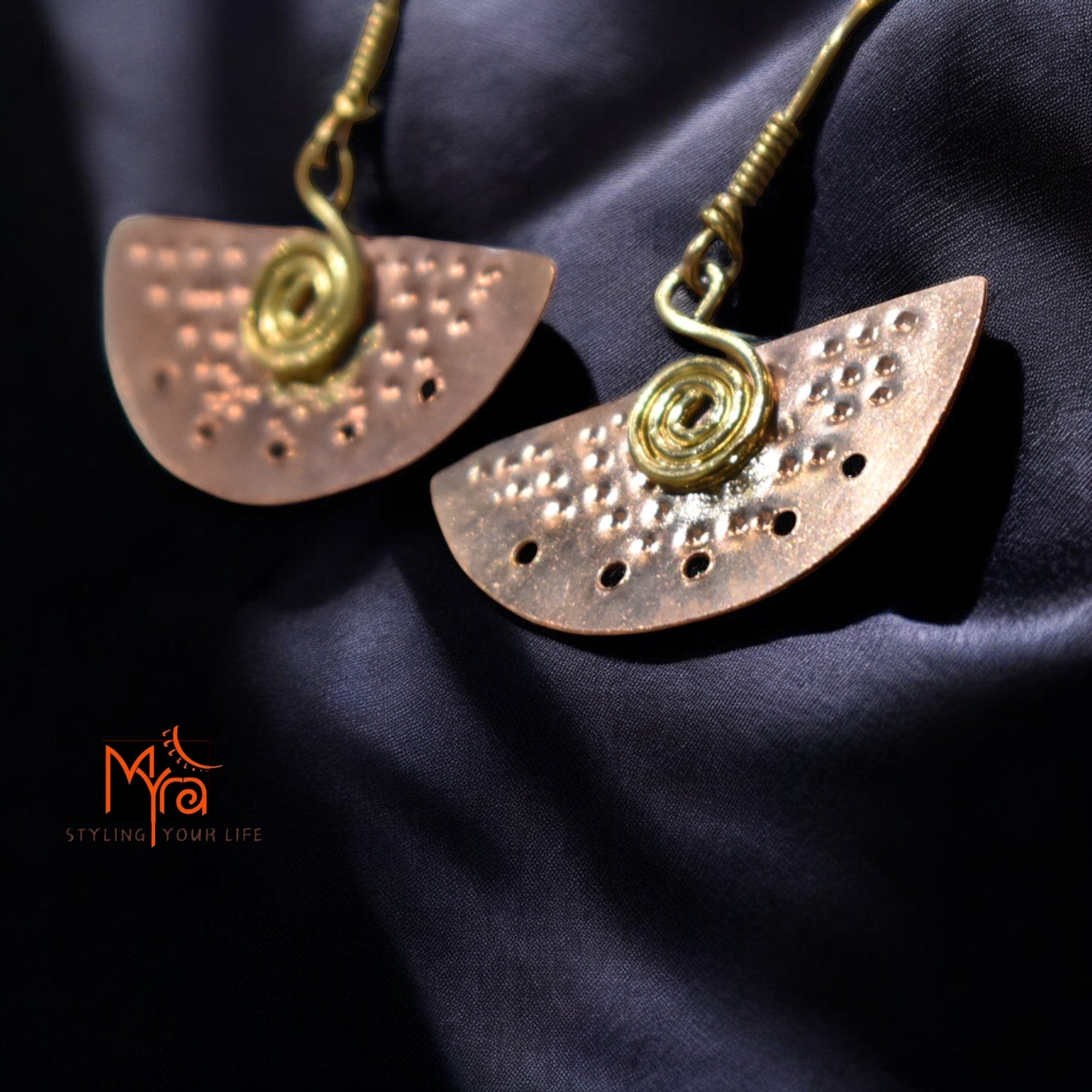 The Lunar Arc Earrings