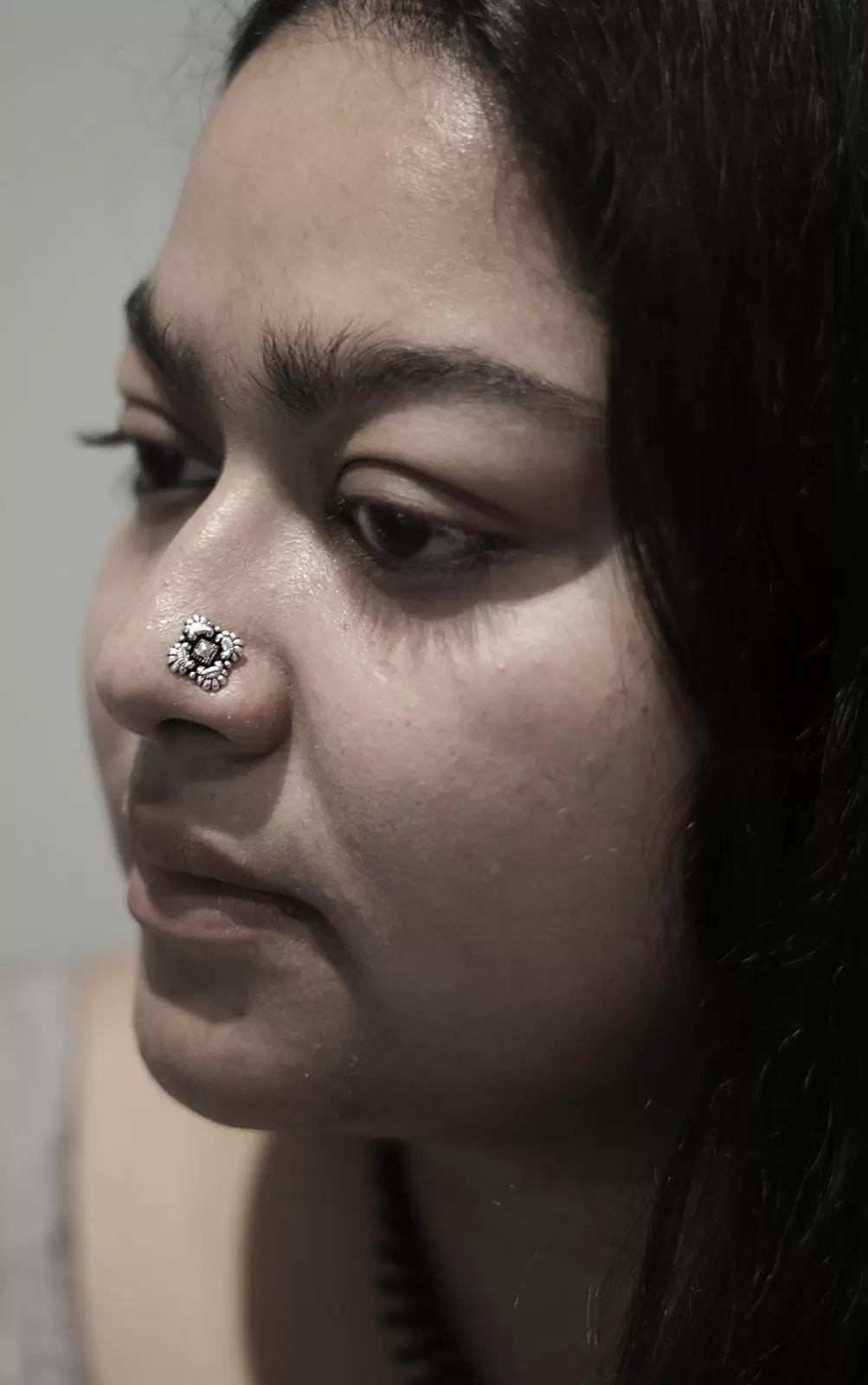 Manimala Silver Nosepin