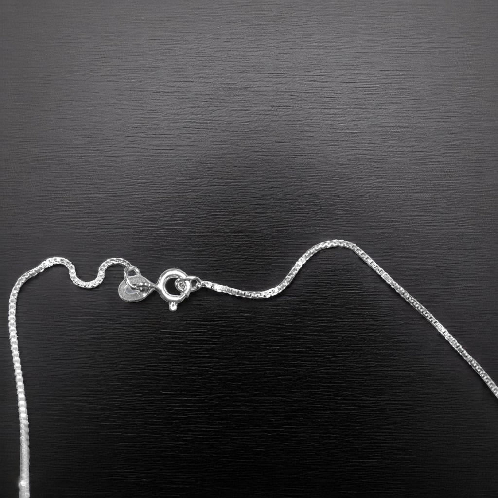 Mirror Cut Silver Anklet