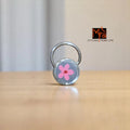Nayantara Round Hand-Painted Silver Nosepin 92.5 sterling silver MYRA