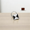 Noircha Square Hand-Painted Silver Nosepin 92.5 sterling silver MYRA