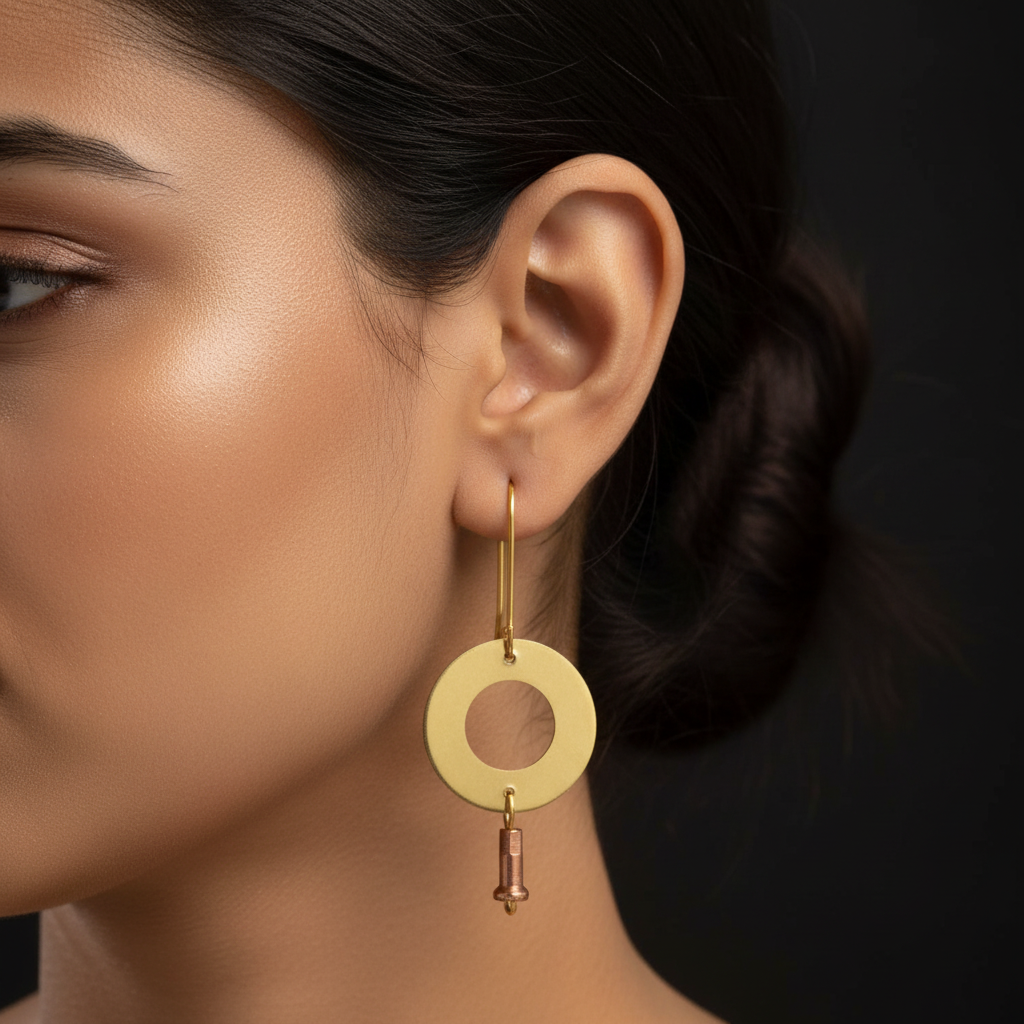 The Orbit Dangle Hoops