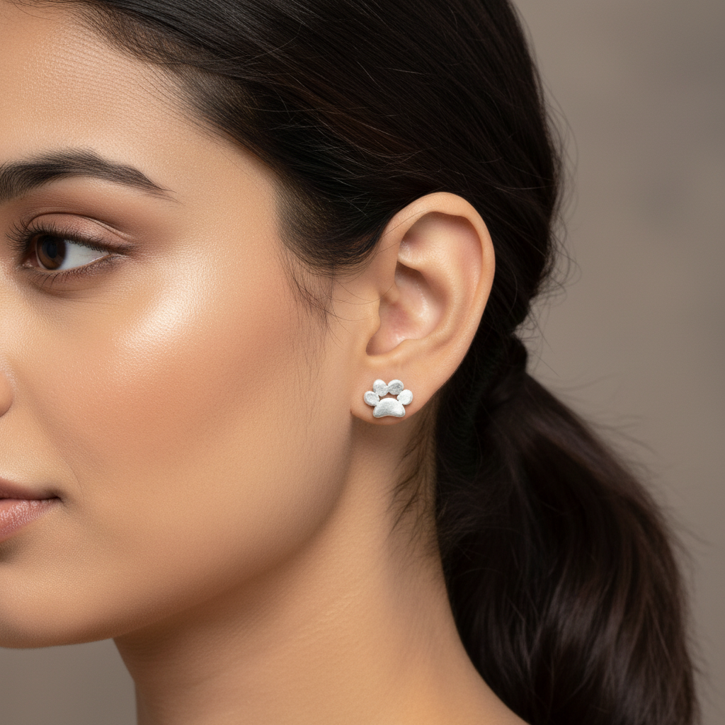 Paw Ear Studs