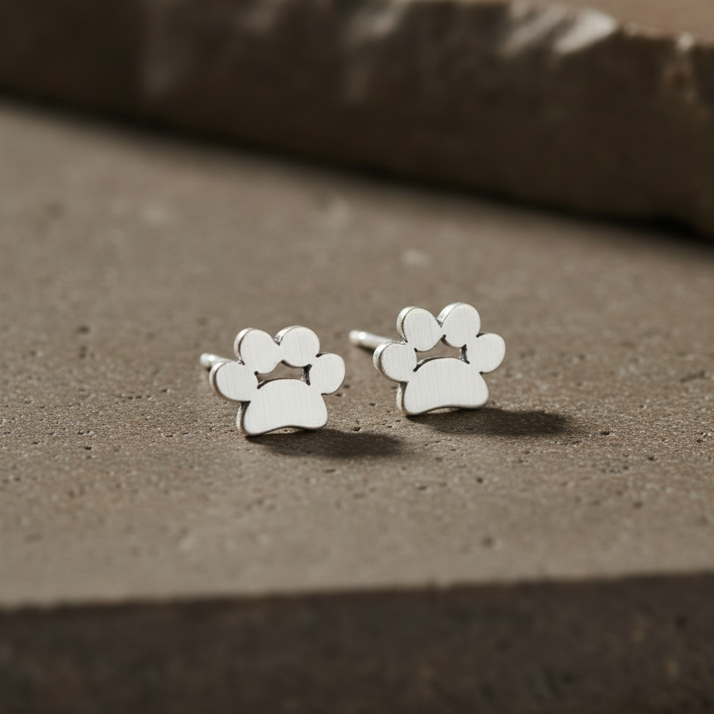 Paw Ear Studs