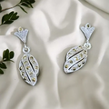 Pure Silver Marcasite Minimalist Earrings