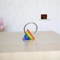 Rangkona Triangle Hand-Painted Silver Nosepin 92.5 sterling silver MYRA