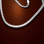 Rope Style Silver Anklet