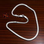 Rope Style Silver Anklet