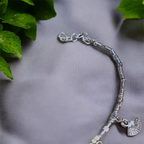 Metal Charm Anklet : Chinese Fan