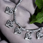 Metal Charm Anklet : Heart